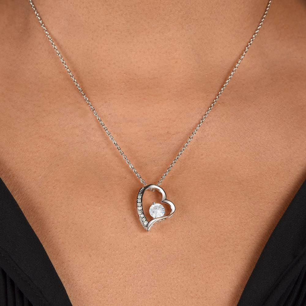 Superhero Mom Heart Necklace Gift