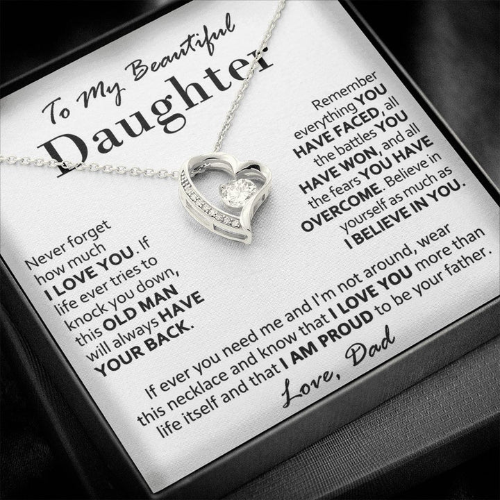 To My Daughter – Dad’s Heartfelt Necklace