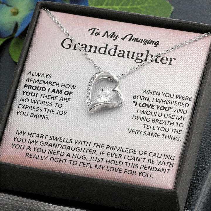 To My Granddaughter – Proud Love Necklace