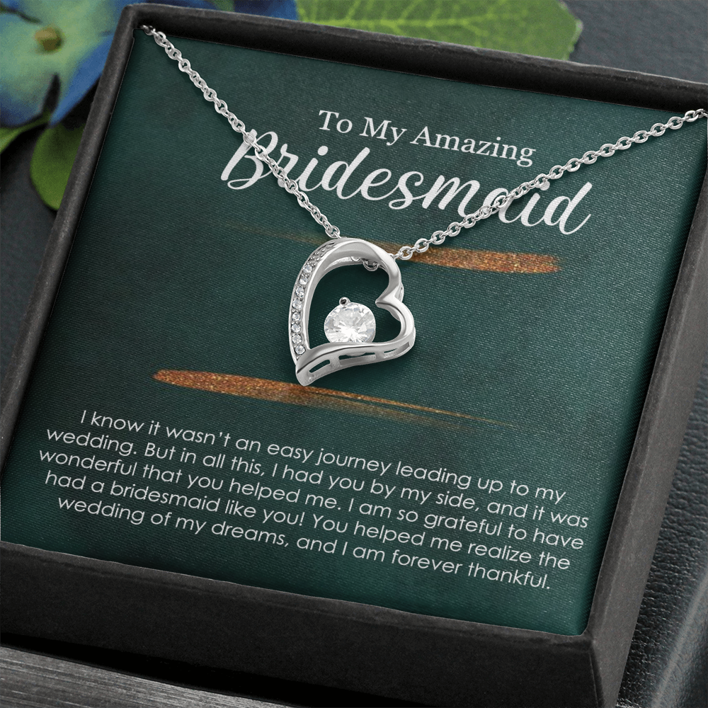 To My Bridesmaid Necklace Gift | Bridesmaid Gifts