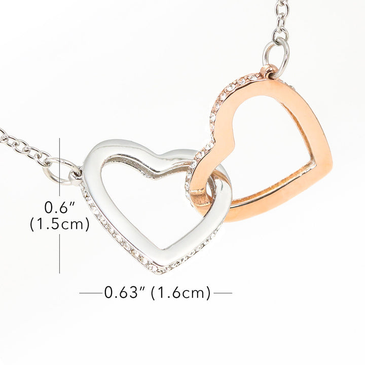 Interlocking Hearts Necklace for Girlfriend