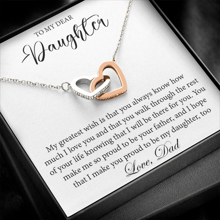 necklace gift for daughter from father