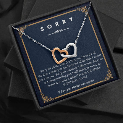 sorry for hurt you necklace