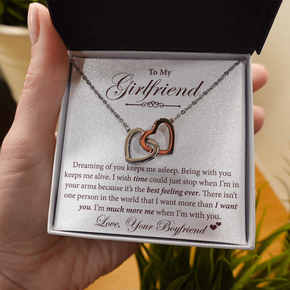 To My Girlfriend Necklace - Unique Gift For Woman