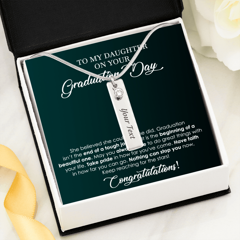 necklace for daughter on her graduation