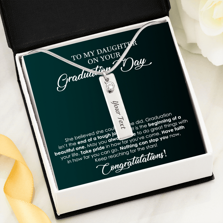 necklace for daughter on her graduation