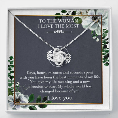 To My Wife Necklace -To My Soulmate, Gift For Girlfriend, Necklace for Women