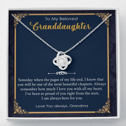 Beloved Granddaughter Necklace - Gift from Nana