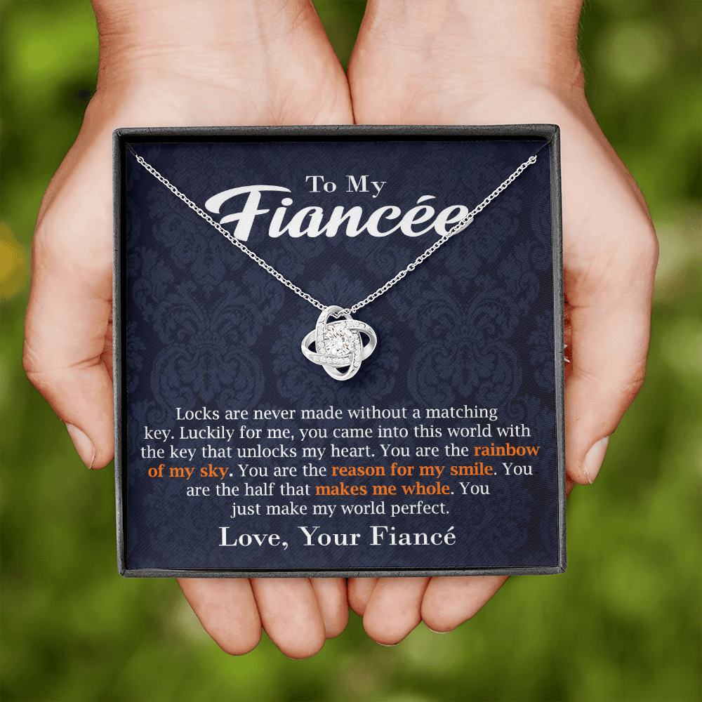 Love Knot Necklace Gift for Fiancée