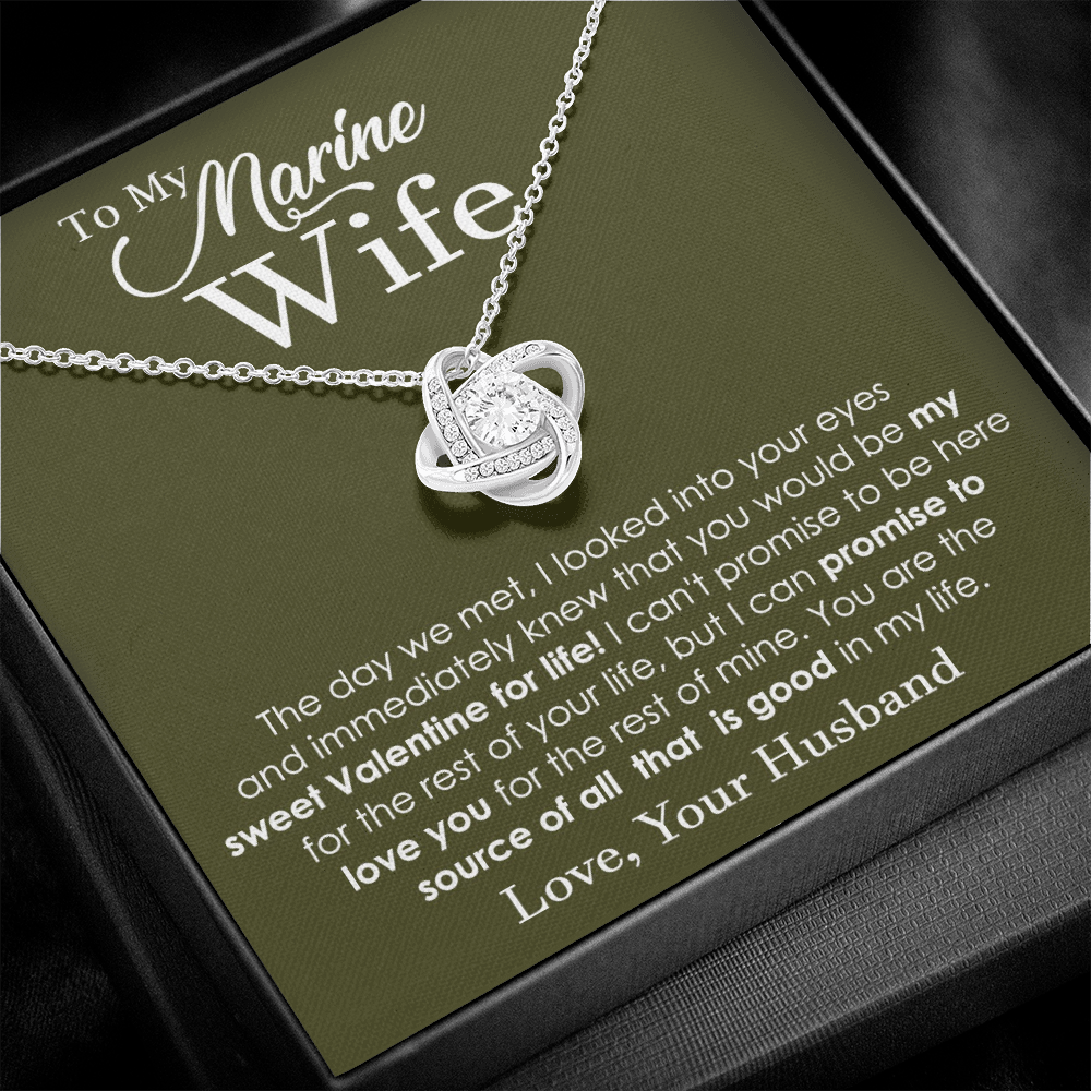 Marine Wife Necklace From Husband