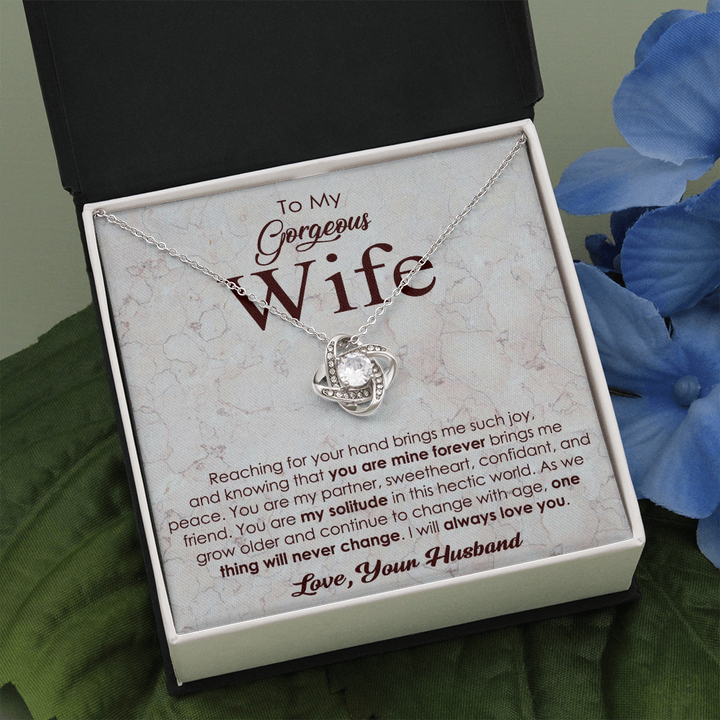 Love Knot Necklace for Gorgeous Wife