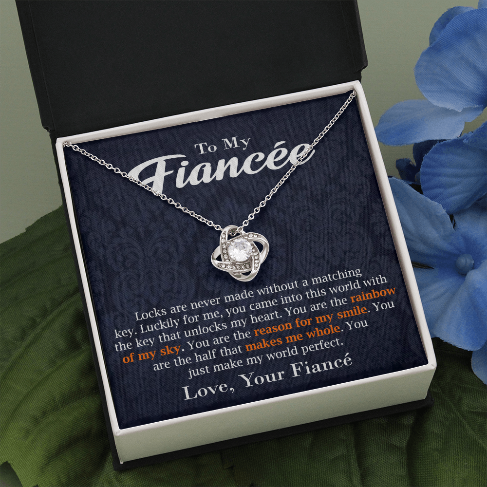 Love Knot Necklace Gift for Fiancée
