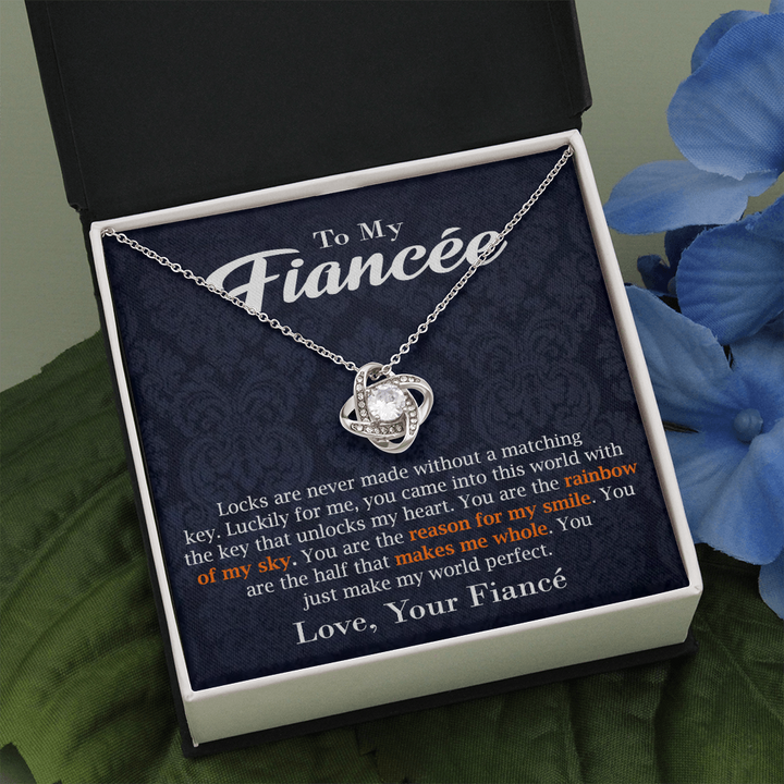 Love Knot Necklace Gift for Fiancée