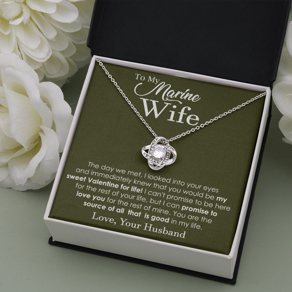 Marine Wife Necklace From Husband