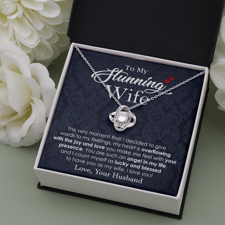 Love Knot Necklace for Stunning Wife