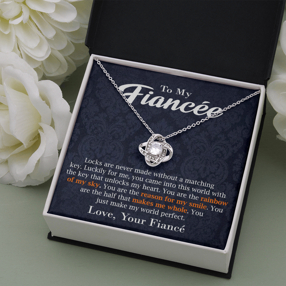 Love Knot Necklace Gift for Fiancée