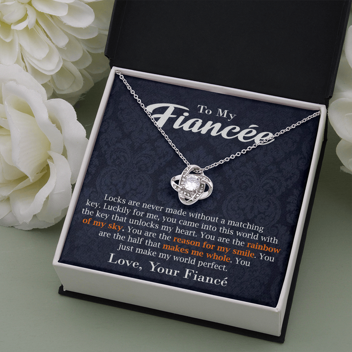 Love Knot Necklace Gift for Fiancée
