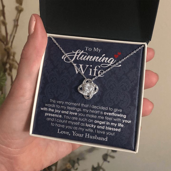 Love Knot Necklace for Stunning Wife