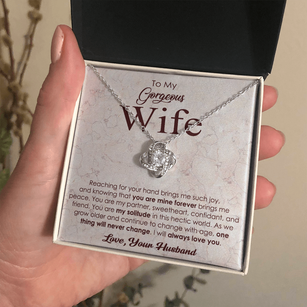 Love Knot Necklace for Gorgeous Wife