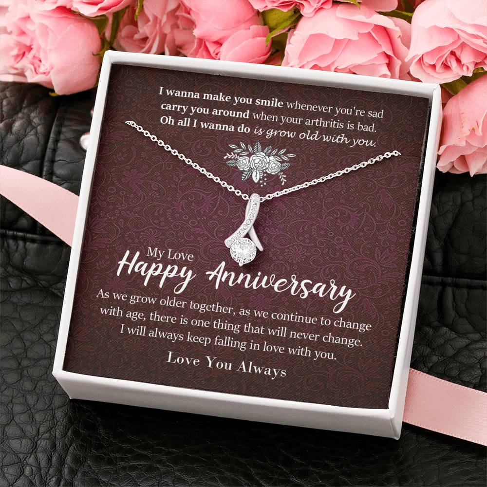Grow Old With You Anniversary Gift - Gift for Girlfriend