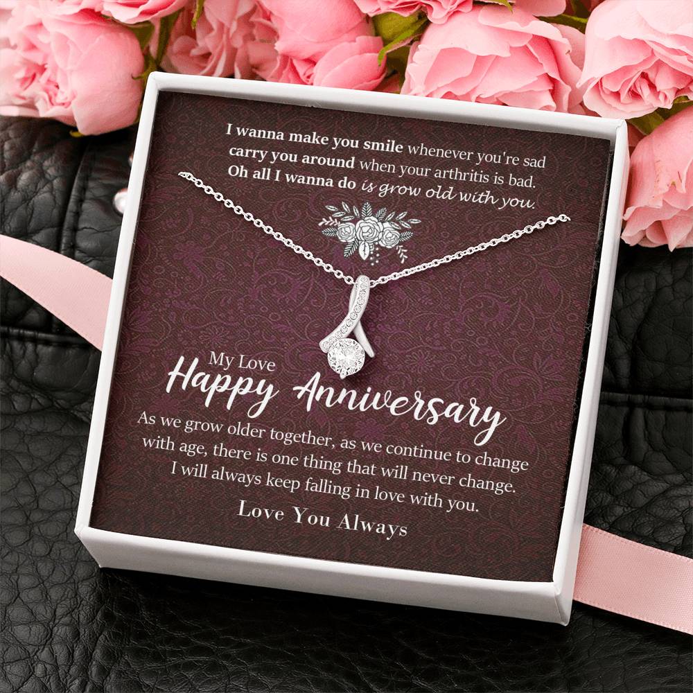 Anniversary Necklace Gift for Growing Together