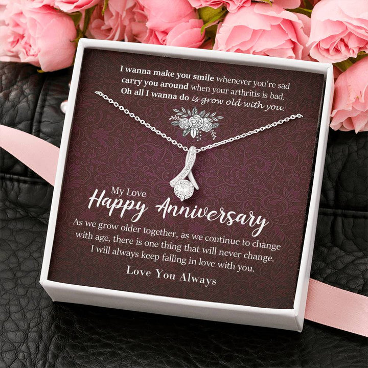 Anniversary Necklace Gift for Growing Together