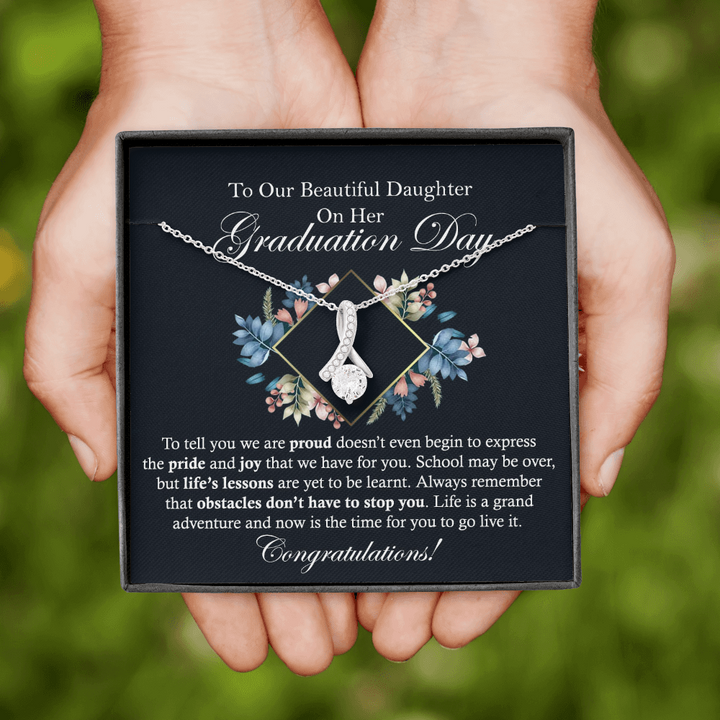 Graduation Day Necklace Gift for Daughter