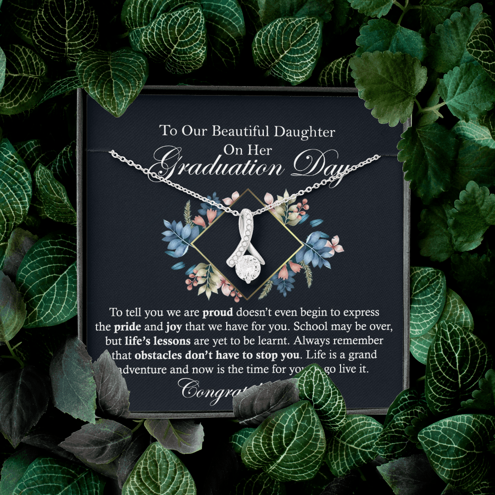 Graduation Day Necklace Gift for Daughter