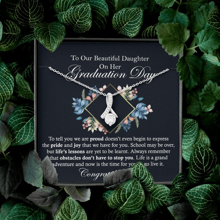 Graduation Day Necklace Gift for Daughter