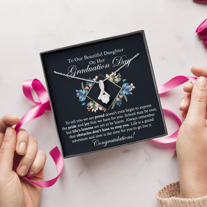 Graduation Day Necklace Gift for Daughter