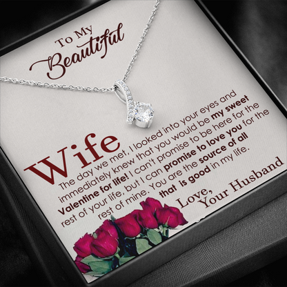 To My Beautiful Wife Necklace