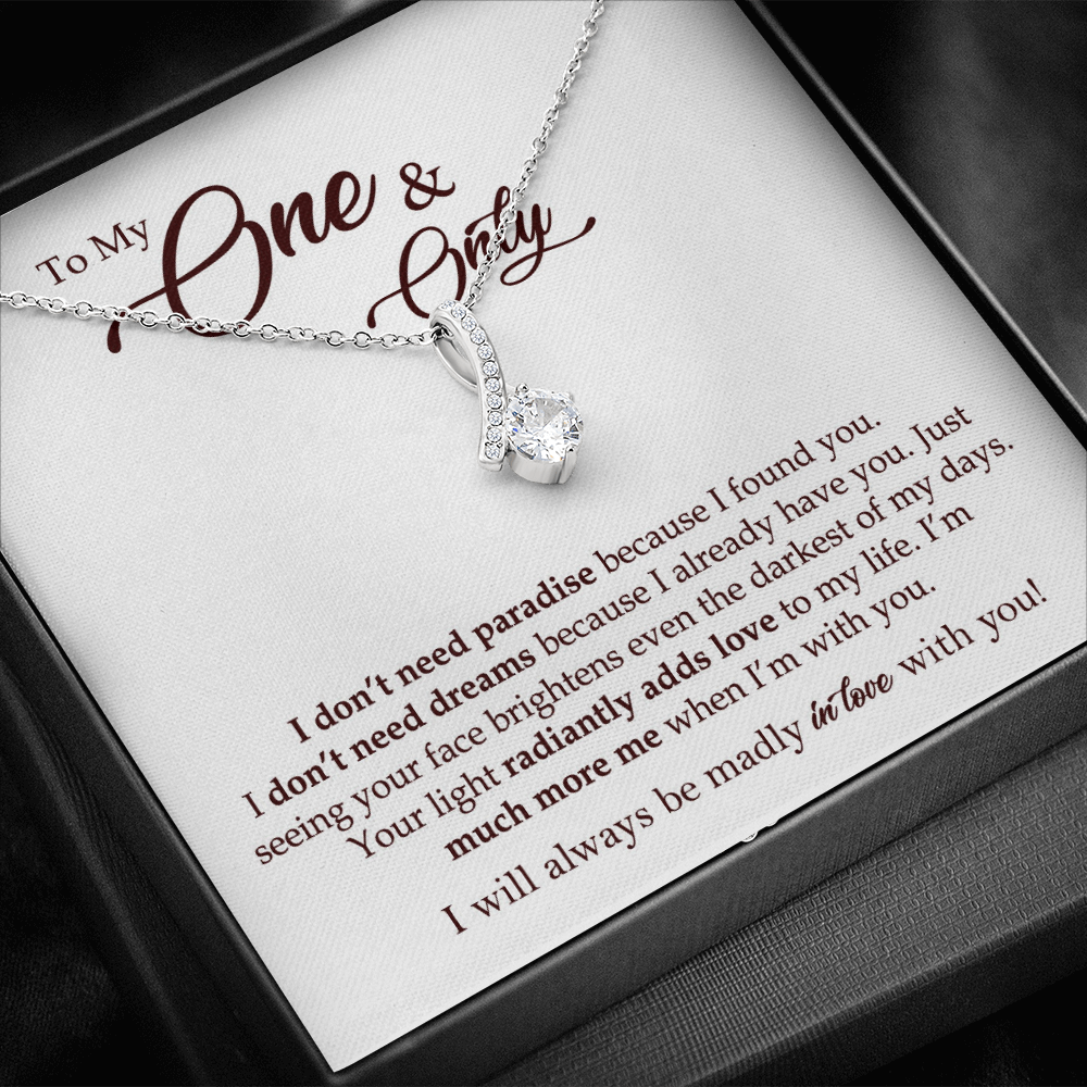necklace for girlfriend or wife