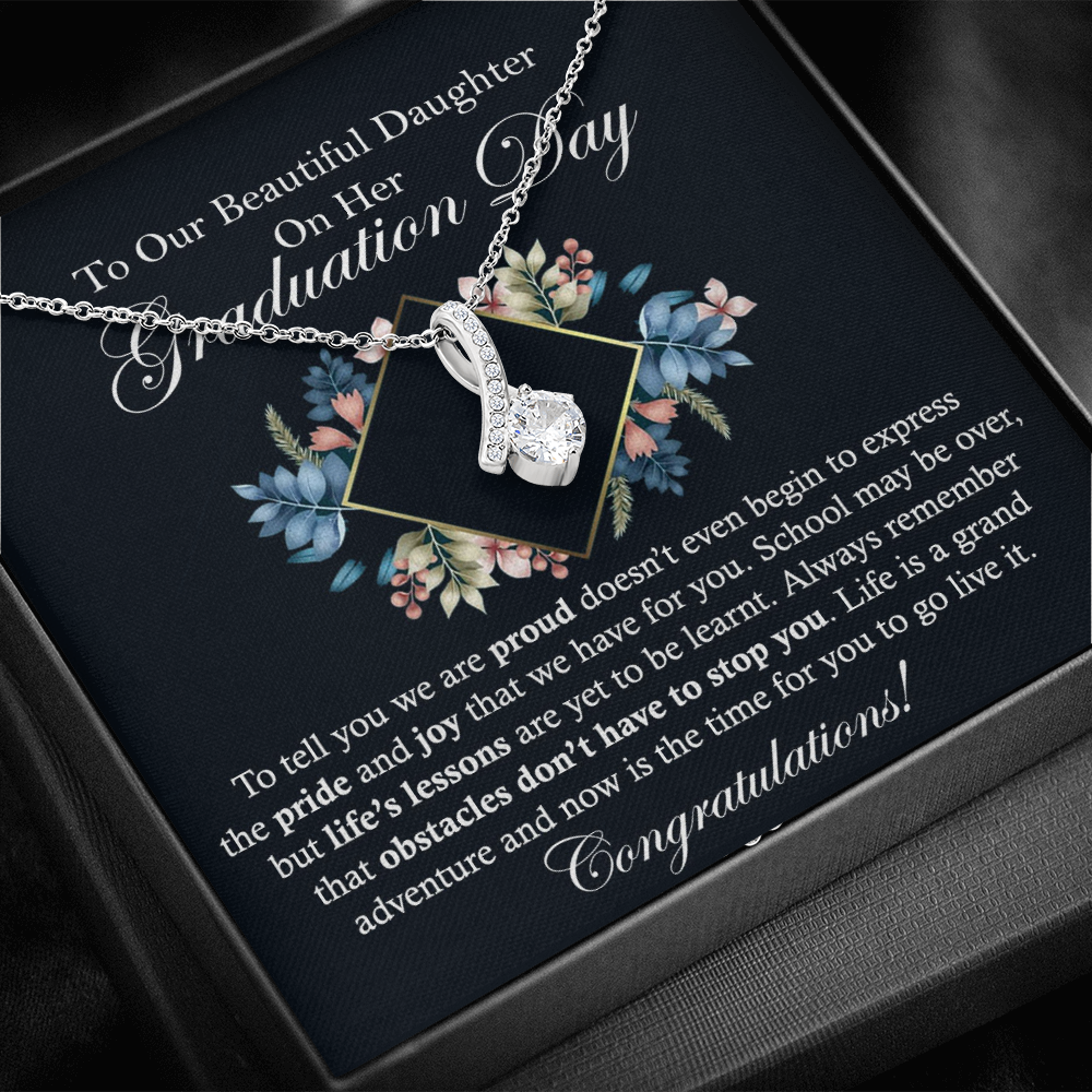 necklace for daughter on her graduation