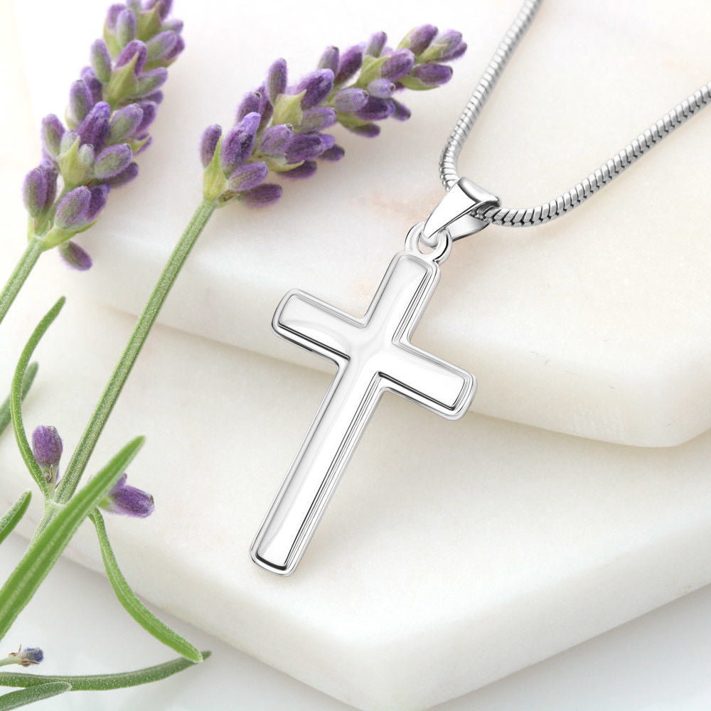 Personalized Cross Necklace Gift For Him