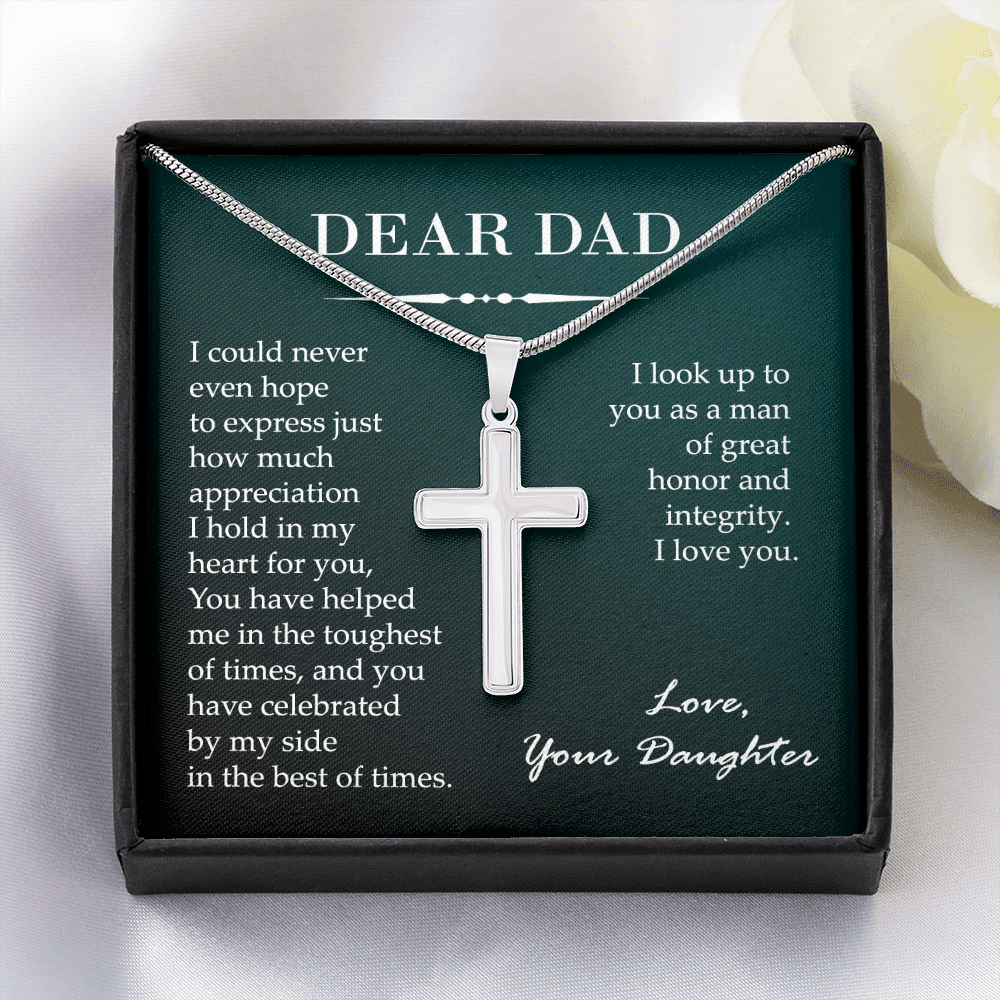 cross necklace for dad