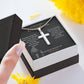 Silver Cross for Grandson - Gift from Grandpa