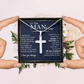 Personalized Cross Necklace Gift For Him