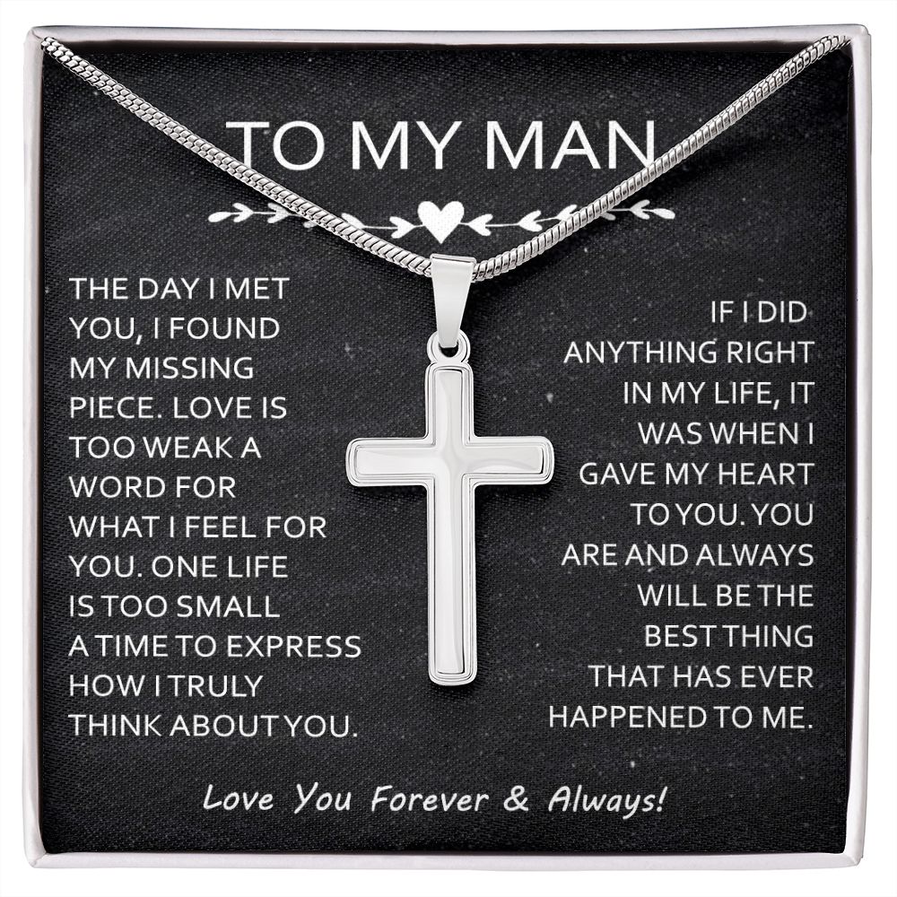 cross necklace for men