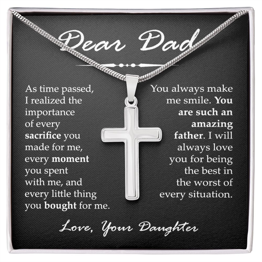 cross necklace for dad