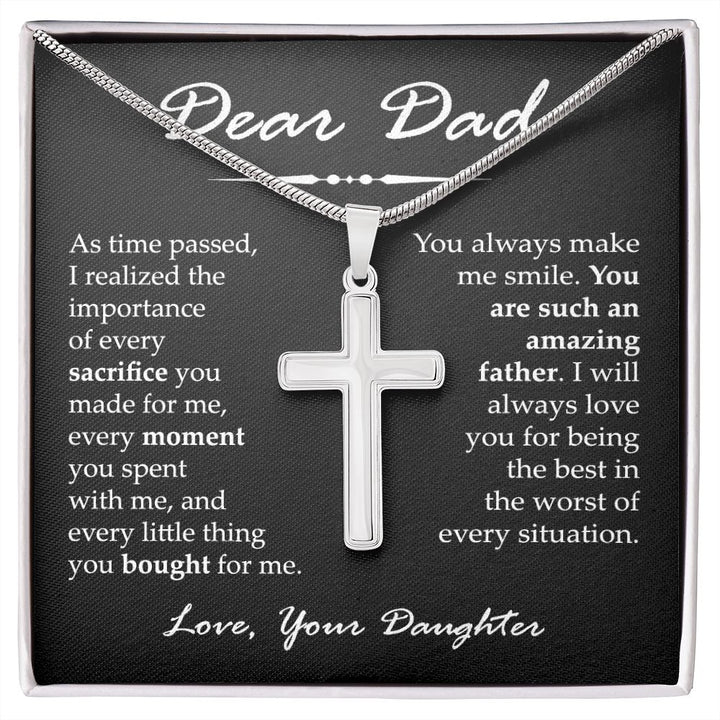 cross necklace for dad