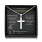 Silver Cross for Grandson - Gift from Grandpa