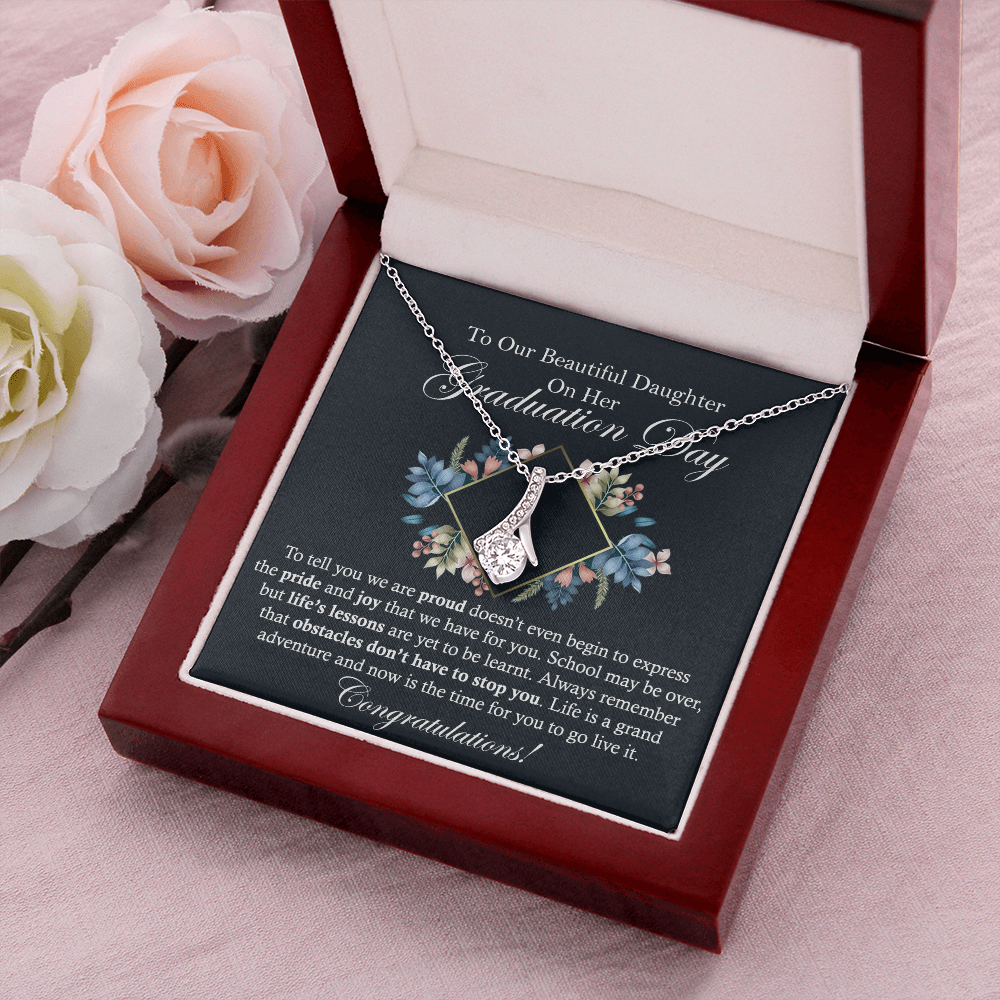 Graduation Day Necklace Gift for Daughter