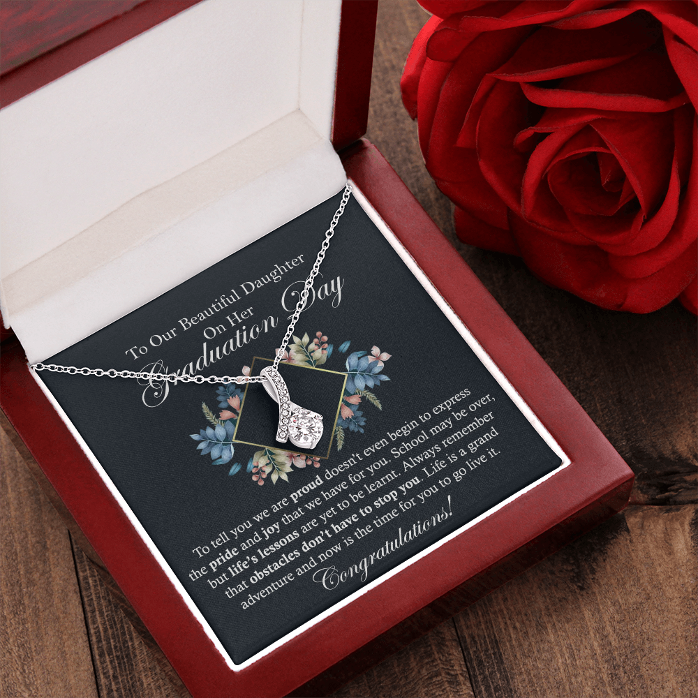 Graduation Day Necklace Gift for Daughter