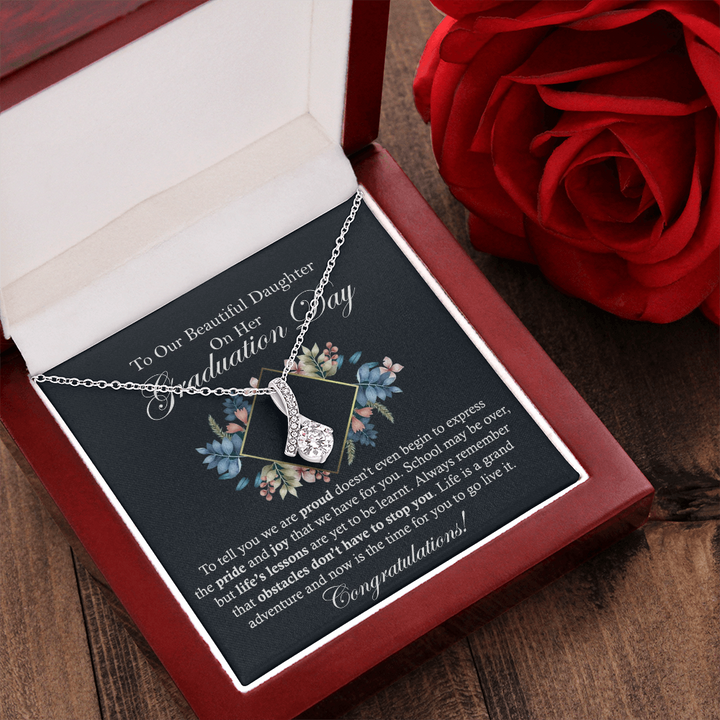 Graduation Day Necklace Gift for Daughter