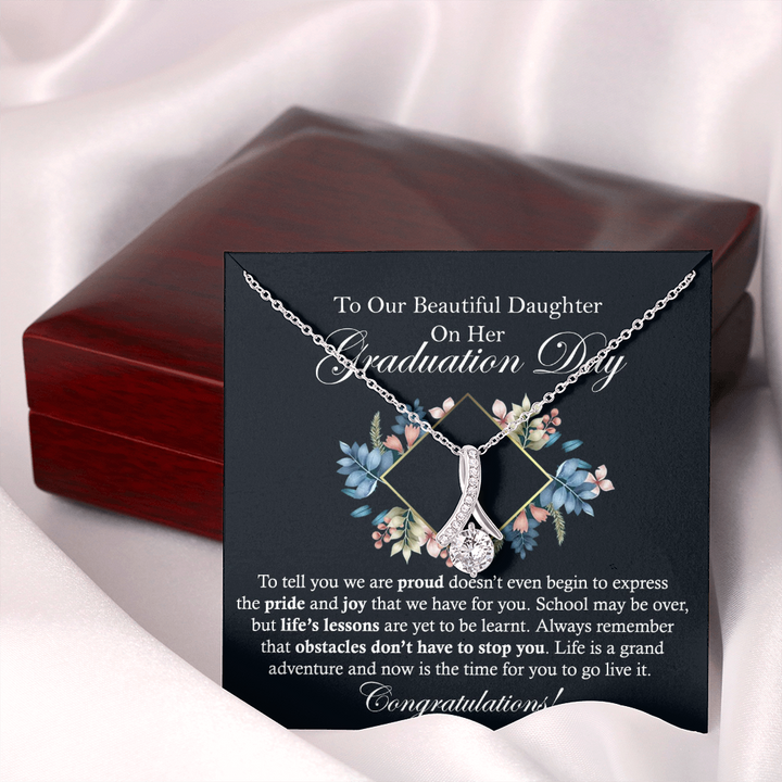 Graduation Day Necklace Gift for Daughter