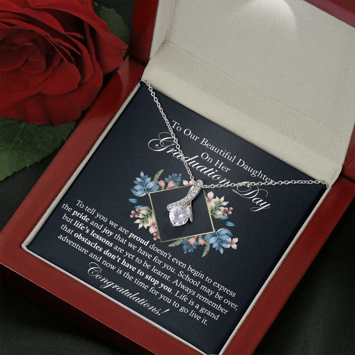 Graduation Day Necklace Gift for Daughter