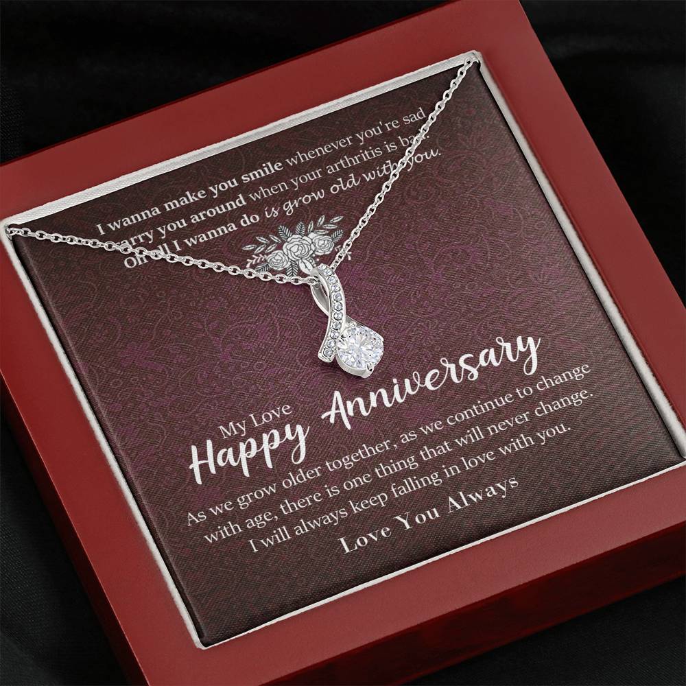 Anniversary Necklace Gift for Growing Together