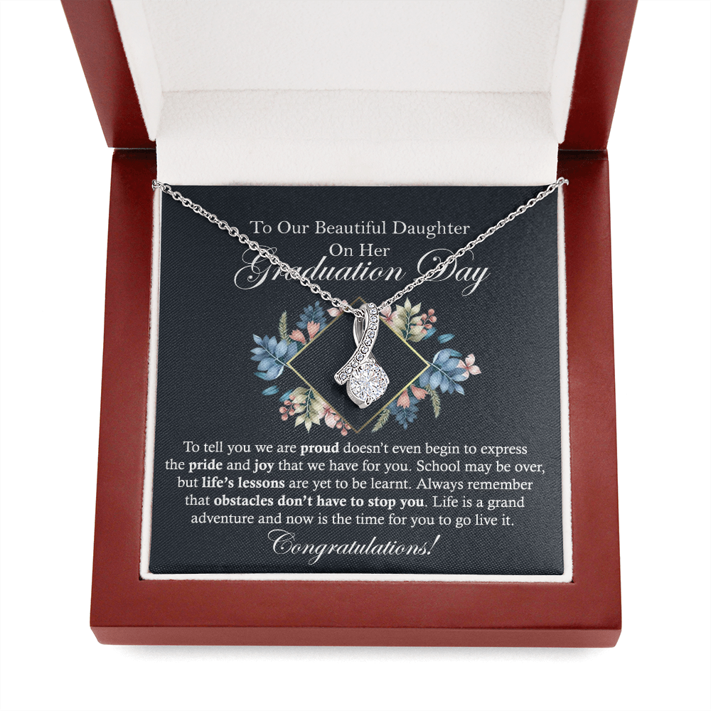 Graduation Day Necklace Gift for Daughter