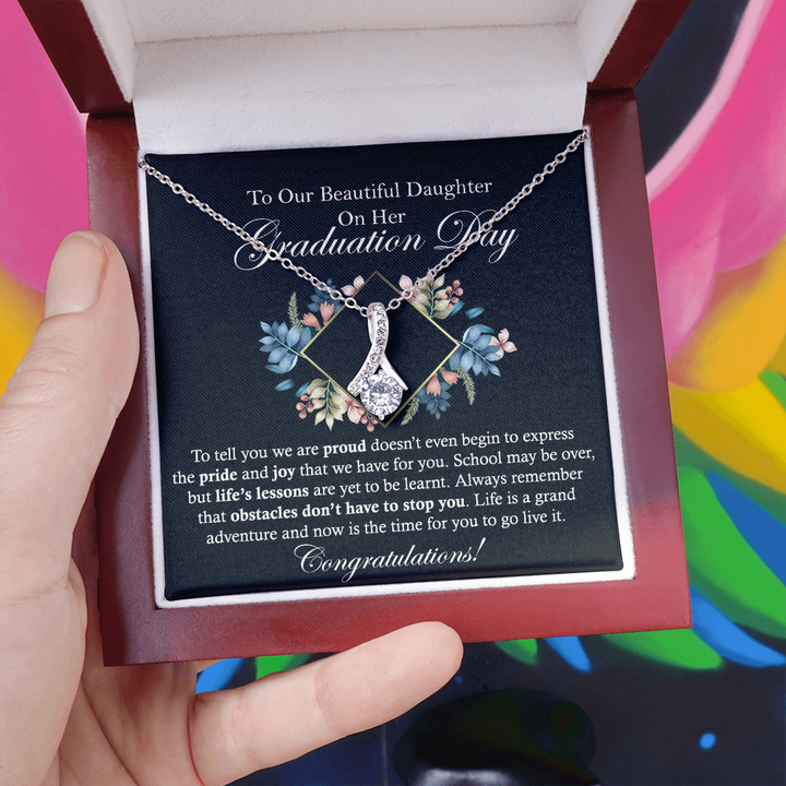 Graduation Day Necklace Gift for Daughter