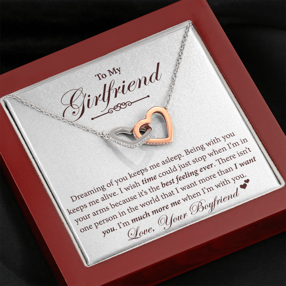 To My Girlfriend Necklace - Unique Gift For Woman